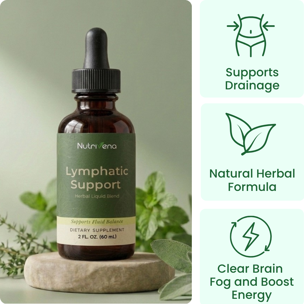 Nutrivena® Lymphatic Drainage Drops – Daily Wellness & Lymphatic Flow Support