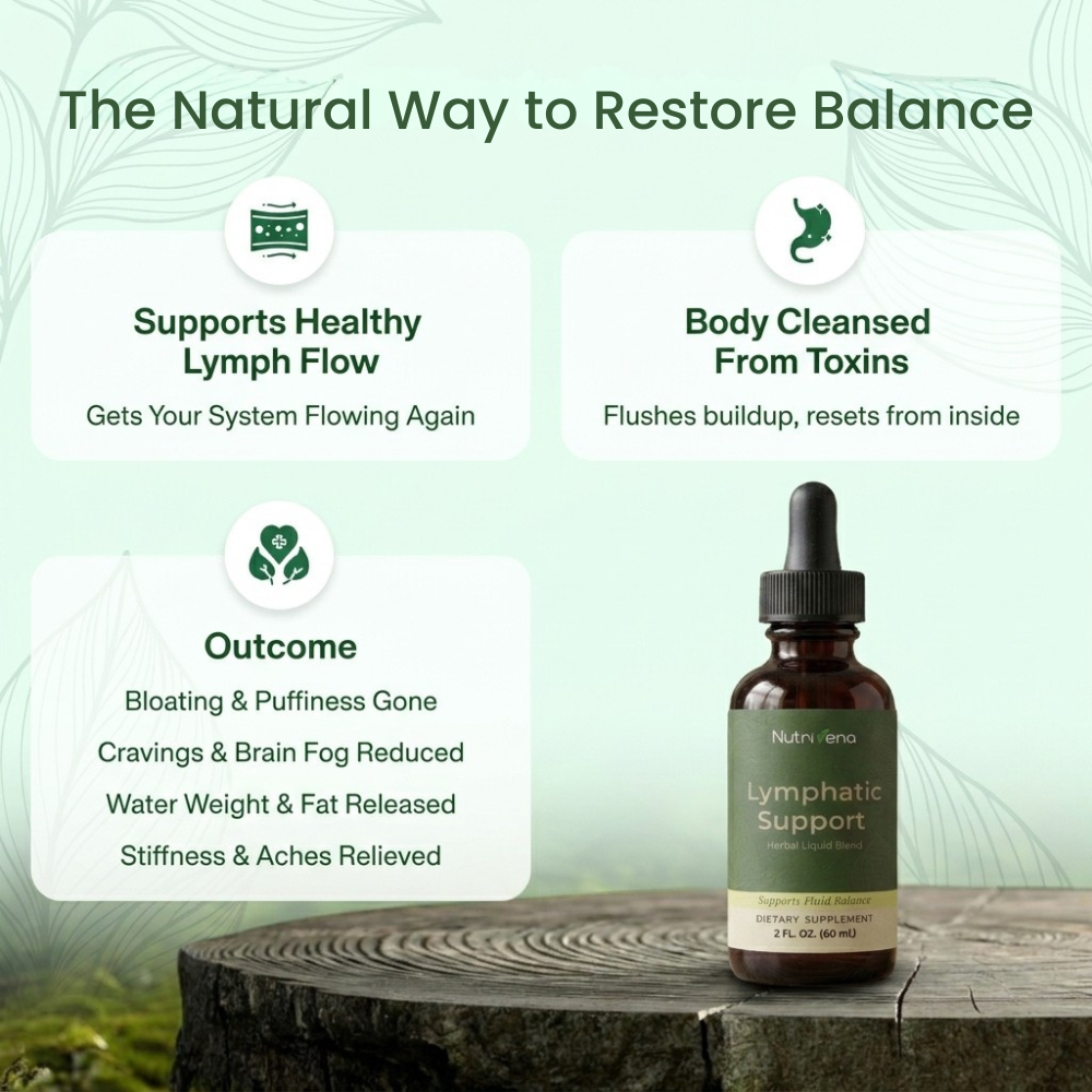 Nutrivena® Lymphatic Drainage Drops – Daily Wellness & Lymphatic Flow Support